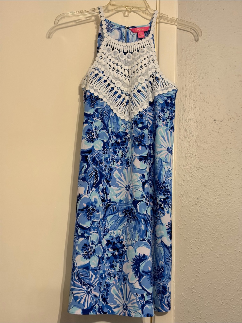 Lilly Pulitzer Pearl Shift Dress Coastal Blue Catch And Keep